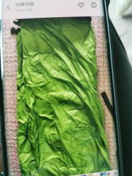 Green and white floating bed and bump image 1