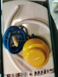 Green and white floating bed and bump image 3