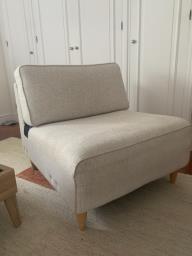 Grey comfortable chair image 2
