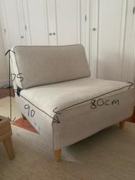 Grey comfortable chair image 1
