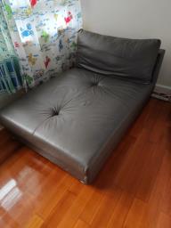 Grey One seater sofa image 1