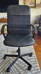 Ikea desk shelf 2 chairs and side tabl image 4