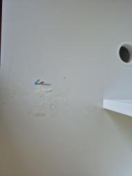Ikea desk shelf 2 chairs and side tabl image 6