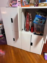 Ikea White Storage Units X 2 image 1