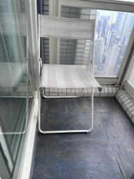 Outside side table with 1 chair image 2