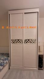 Singledouble beds 2 wardrobes cabinet image 4