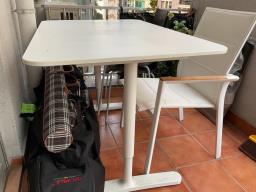 White Ikea table image 1