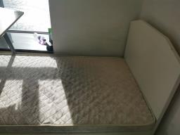 White Single bed with drawers from Hecom image 1