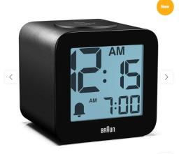 Braun time speaking digital alarm clock image 1