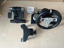 Xbox 360 steering wheel  controller image 1