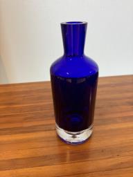 Beautiful Blue Glass Decanter image 1