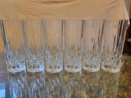 crystal high  glasses 12pc set image 1