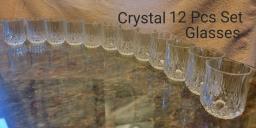 crystal shot glasses 12pc set image 1