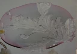 fruit dish 15inch original Walther glass image 1