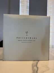 Pottery Barn Swank Round Cocktail Set image 5