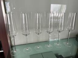 Set of 6 champagne flutes image 1