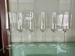 Set of 6 champagne flutes image 2