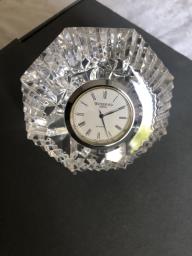 Waterford diamond paperweight clock image 3