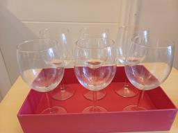 Wine Glasses x 6 image 1