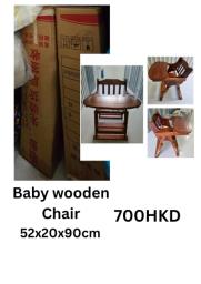 Baby wooden chair image 1