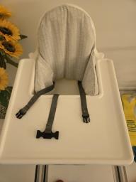 Ikea High Chair with Cushion in Excellen image 3