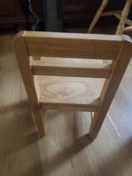 Solid wood chair image 2