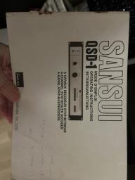 Vintage sansui Qsd1 4 channel synthesize image 1