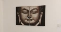 A pair of Buddha paintings image 1