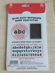 Alphabet Fridge Magnetic Sticker image 1