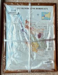 Bordeauxs map with frame image 1