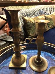 Brass candle holders - image 1