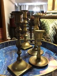 Brass candle holders - image 4