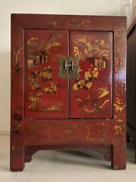Chinese Style Wood Painted Cabinet image 1
