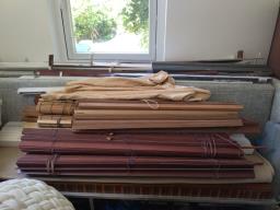 Different sized wooden blinds image 1