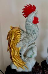 Exquisite Jade Roosters Home Decoration image 5