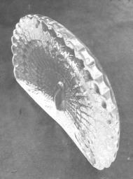 French Baccarat Peacock Crystal image 3