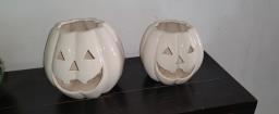 Halloween decoration pumpkin white head image 3