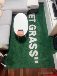 Ikea Markerad wet Grass Rug image 1