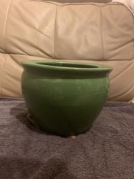 Jade Green Ceramic Decorative bowl image 2