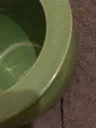 Jade Green Ceramic Decorative bowl image 5