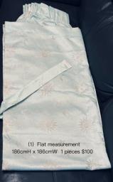 Like New Condition Sun-blocked Curtain 100 image 1