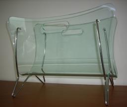 Magazine  Newspaper Rack -acrylicwire image 1