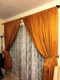 Moving-large Black Out Curtains image 1