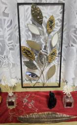 Moving-leaf Branches Metal Decor image 1