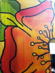 Moving  Vintage Hand Painting Mirror image 3