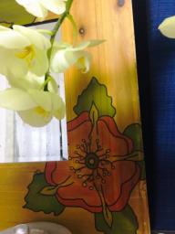 Moving  Vintage Hand Painting Mirror image 4