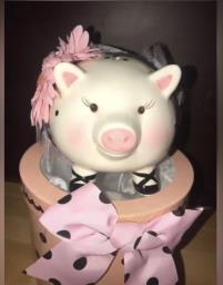 Piggy ballerina  in  pink tutu image 1