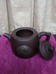 Purple clay Mao Zedong tea pot image 2