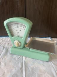 Retro weighing machine and timet image 1