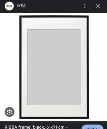 Ribba black frame 61cm x 91cm 2 items image 1